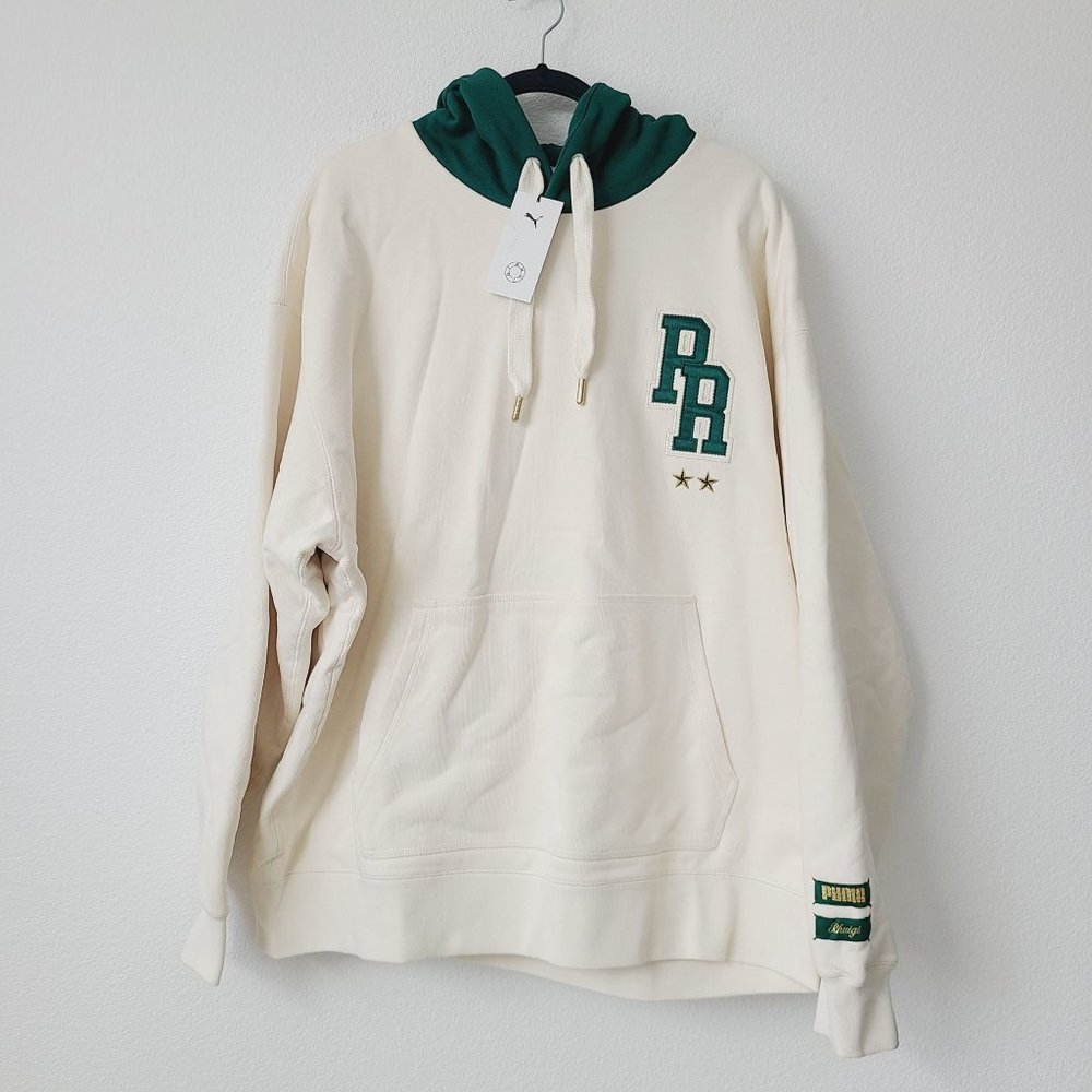 Puma X Rhuigi New York Worldwide Hoodie Sweater 539694-65 Size XL Cream